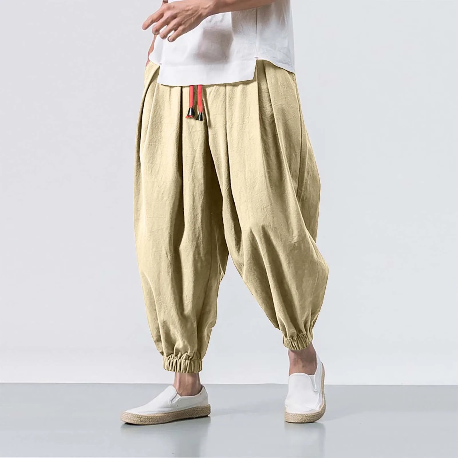 FGKKS Spring Men Loose Harem  Sweatpants High Quality  Trousers Male