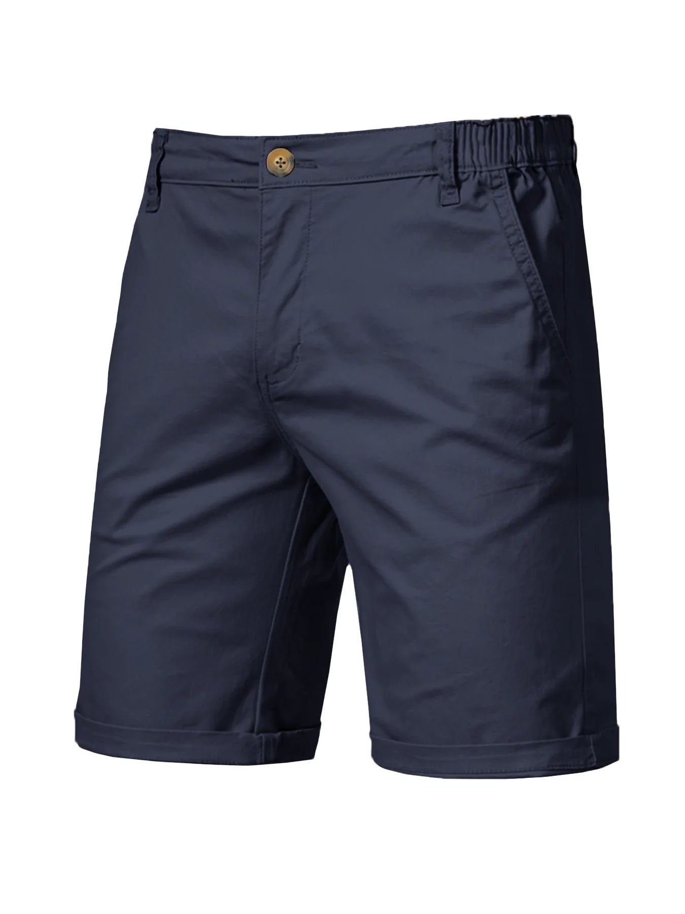 2025 New Mens Casual Suit Shorts Summer Business Casual Knee Pants Classic Khaki American Style Streetwear Golf Shorts Beige