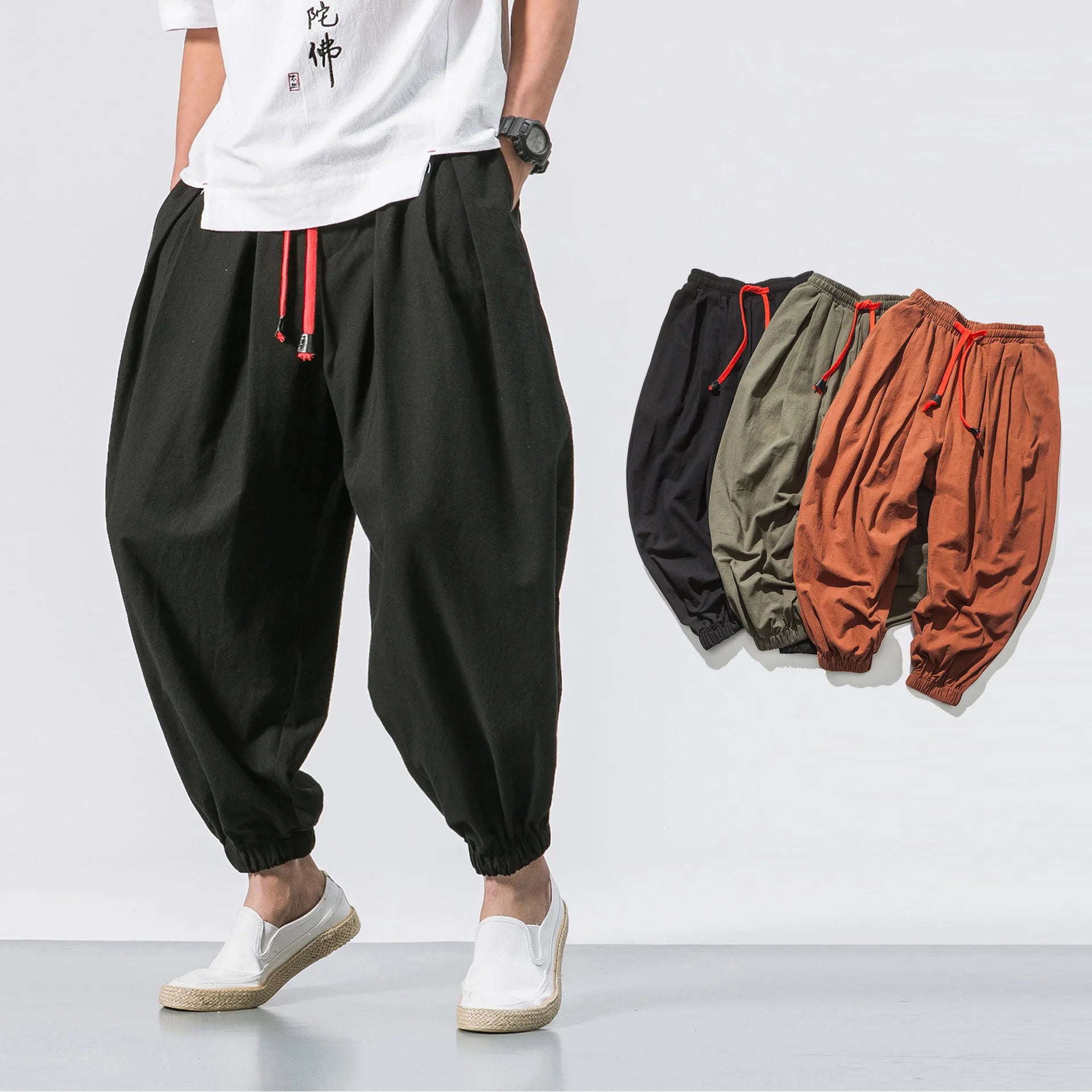 FGKKS Spring Men Loose Harem  Sweatpants High Quality  Trousers Male
