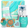 Self Care Spa Gift Baskets for Women,Valentine's Day,Mothers Day-Lavender Spa Gift Basket Set,Gift Sets 8pcs/box Thank You Gifts