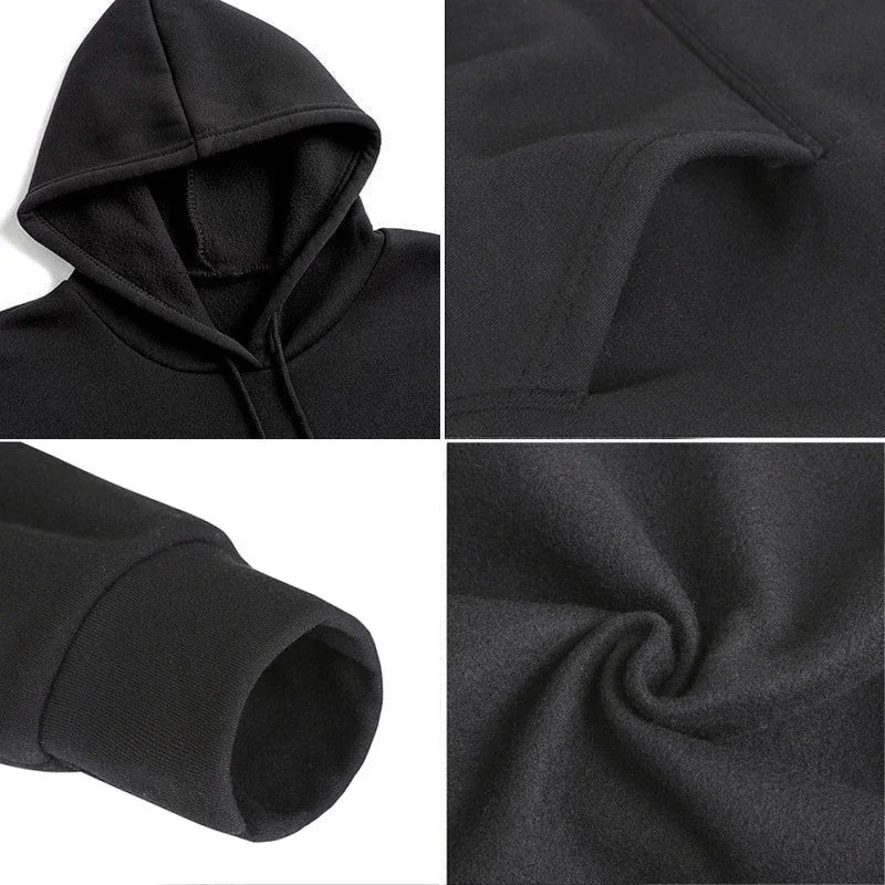 Customized Printed Men Tracksuit Women Hooded Sweatshirts and Jogger Pants Unisex Daily Casual Sports Long Sleeve Hoodies Suit