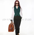 Women's Suit Vest for women Double Breasted V-neck Vest Slim Fit Jacket Women's Sleeveless Waistcoat жилетка женская